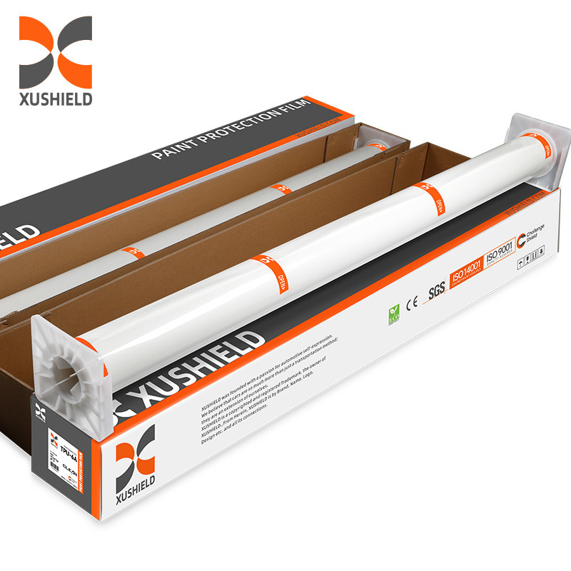 XUSHIELD 10 años de garantía ppf película 7.5Mil 8.5Mil Reparación térmica anti arañazos película de protección de pintura nanocerámica clara TPU