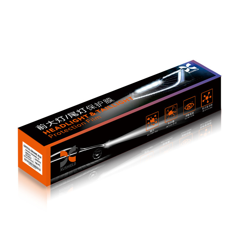 Película de cambio de color del faro de automóvil UV Tpu Tph Blanco a Negro Blanco a Violeta