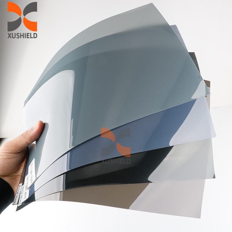 Tpu Film para faros de vehículos y automóviles Ppf Oscuro Cinza Brillante Negro 0,3m*15m Antidespinaje