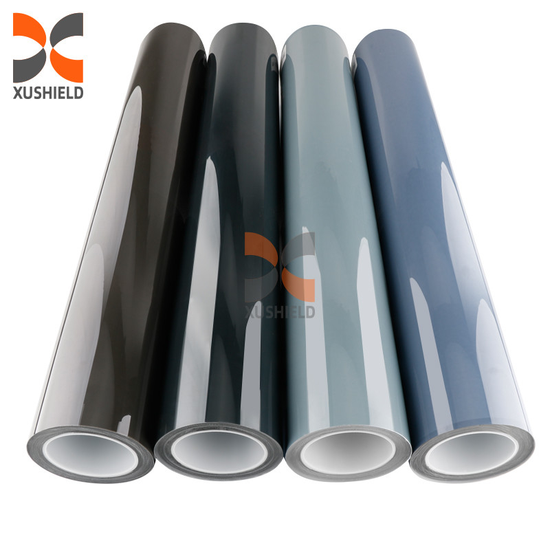 Luz delantera transparente para motocicleta Automóvil Luz de cola oscura negra Luz delantera de automóvil LED Película de tintura TPH Película protectora de lámpara