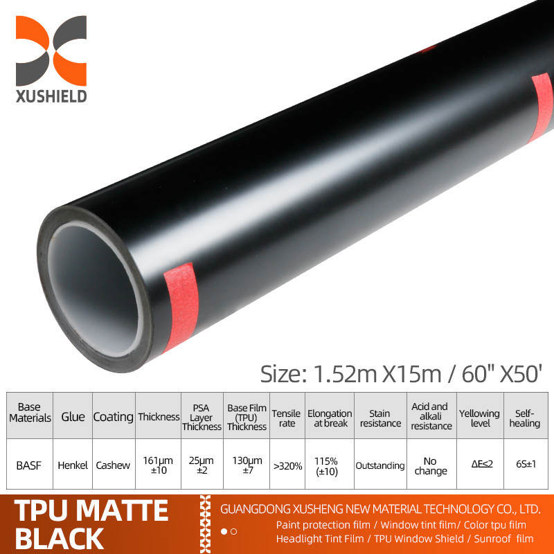 XUSHIELD Manufacturer Wholesale Film transparente para automóviles autoadhesivo anti-rasguños autocurativo TPU PPF película de protección de pintura