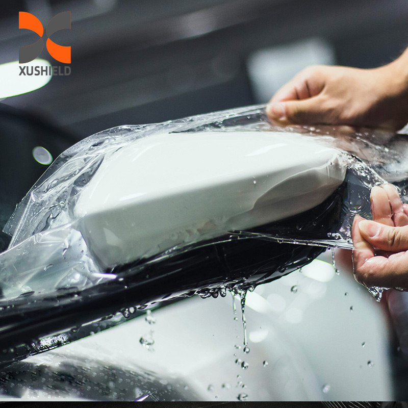 Xushield Ppf película 7.5Mil 6.5 Mil Reparación térmica anti arañazos Película de protección de pintura de nanocerámica clara TPU ppf para automóviles