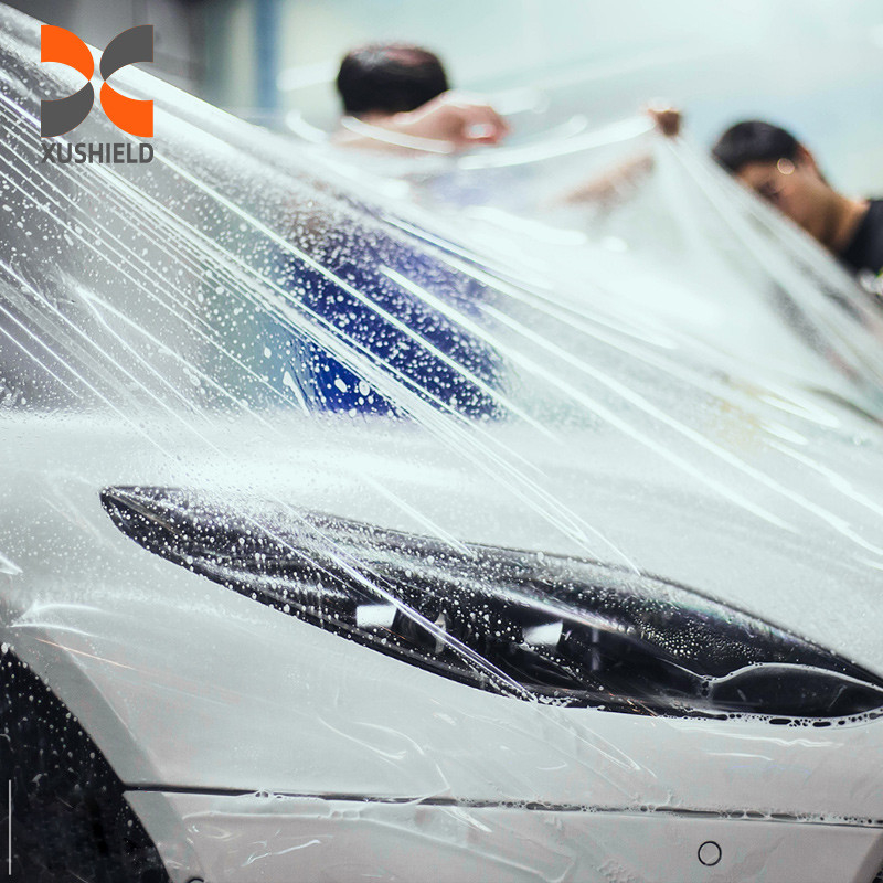 XUSHIELD 1.52*15m 10mil TPU transparente PPF Protección de la pintura de la carrocería de los automóviles Película de vinilo para protección de la superficie del automóvil
