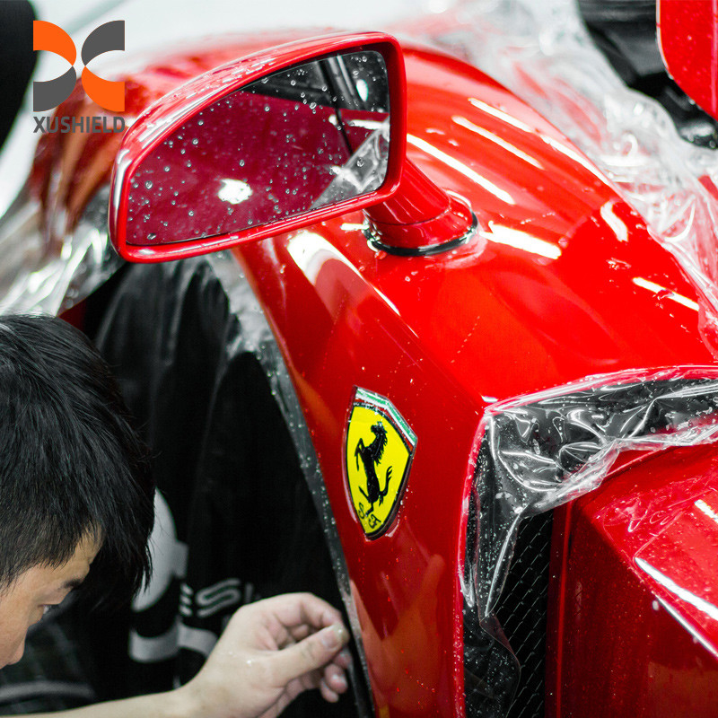 XUSHIELD 1.52*15m 10mil TPU transparente PPF Protección de la pintura de la carrocería de los automóviles Película de vinilo para protección de la superficie del automóvil
