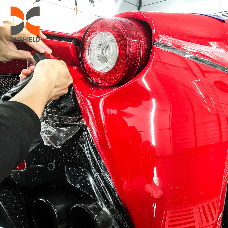 15 años de garantía TPU Luminosa auto-curativa 7.5 mil Anti-rasguños Rollo hidrofóbico de pintura de automóviles Película de protección