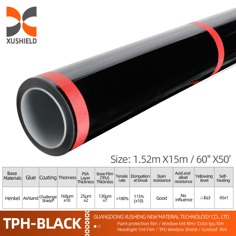 XUSHIELD PPF película anti arañazos auto-curación PPF TPH brillo claro cuerpo del coche PPF película de protección de pintura para automóviles