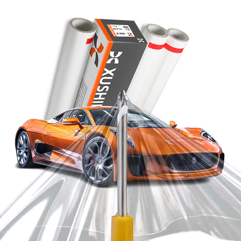 TPH 1.52*15M Rollo de alto brillo CLEAR Transparente Adhesivo Protección de pintura de carrocería de automóviles Ppf Film Tph