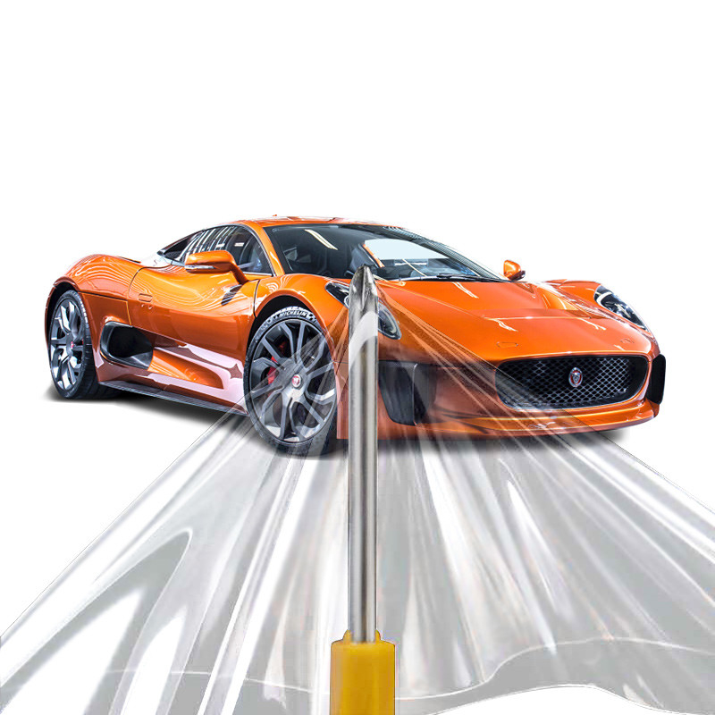 XUSHIELD 7 Mil 6 Mil Película PPF Anticorcho Auto-curativa PPF TPH Brillante Cuerpo de coche transparente Película de protección de pintura PPF para automóviles