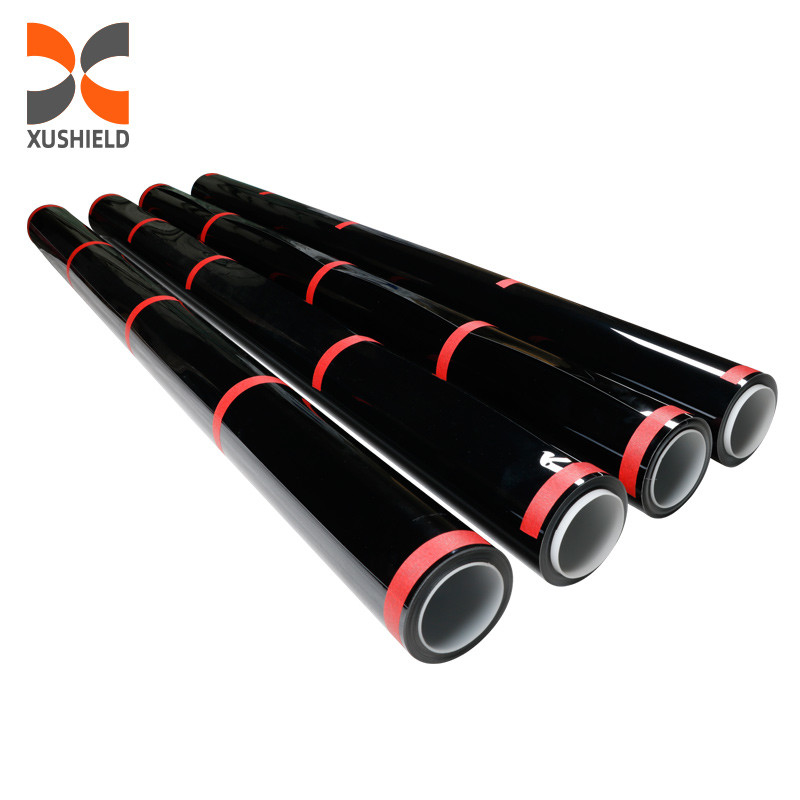 TPH Negro 1.52*15M Transparente o Negro Propiedades antiincrustantes PPF protector de estiramiento de envoltura