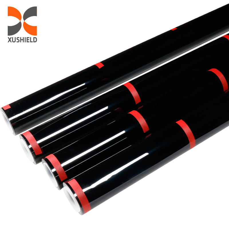 TPH Negro 1.52*15M Transparente o Negro Propiedades antiincrustantes PPF protector de estiramiento de envoltura