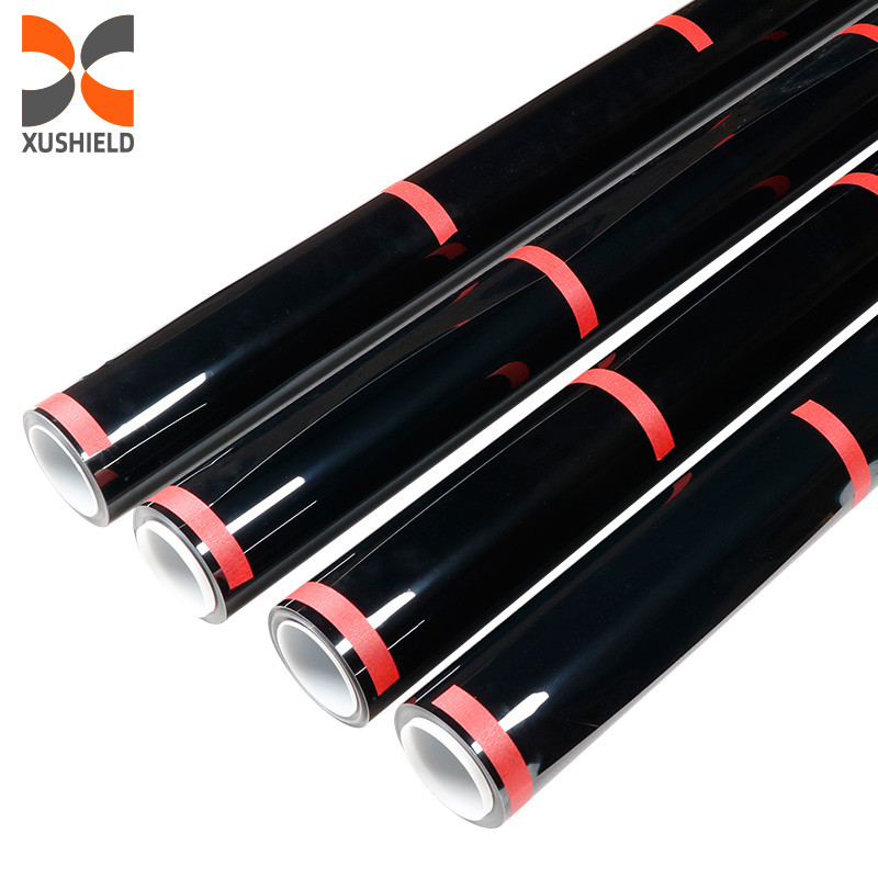 TPU NEGRO TPU material de pintura para automóviles película de protección ppf con el mejor suministro para la carrocería de automóviles proteger la película ppf de color