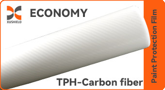 Película de protección de pintura de automóviles de fibra de carbono TPH para el cuerpo del automóvil Protección de color Película Ppf