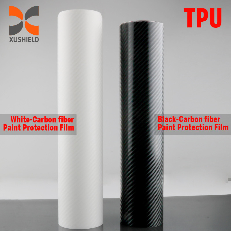 TPU Fibra de carbono Faros de protección para automóviles ppf TPU película de pintura de automóviles película de protección para automóviles TPH color mate ppf autocuración
