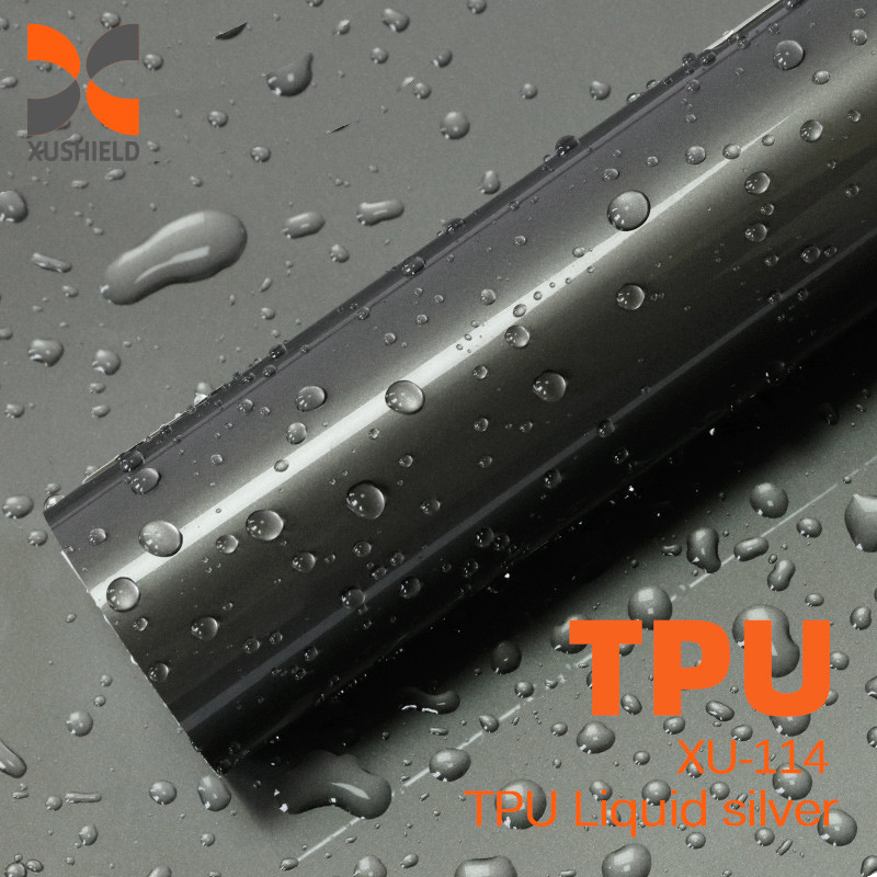 TPU Película de ppf de plata líquida 7.5Mil 6.5 Mil Reparación térmica antirrastreos Película de protección de pintura de nanocerámica clara TPH TPU ppf para automóviles