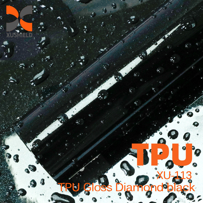TPU Brillante Diamante negro 5 años de garantía 6Mil de alta calidad Brillante mate PPF TPU auto curación de la pintura del coche Película de protección