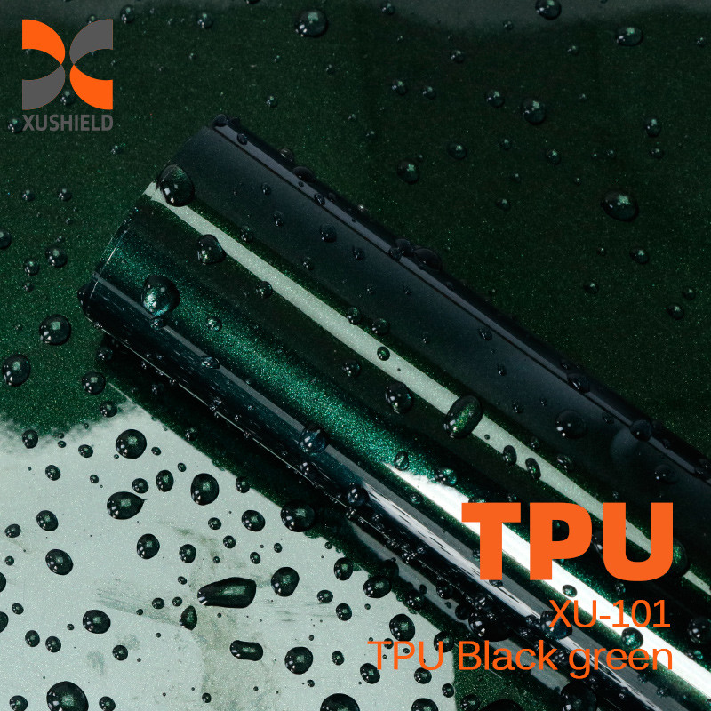 TPU Películas para automóviles de color negro verde Cambiar de color PPF Metal líquido Rojo Auto 1.52*17m/rollo Ppf Película de protección de pintura Película de PPF de color
