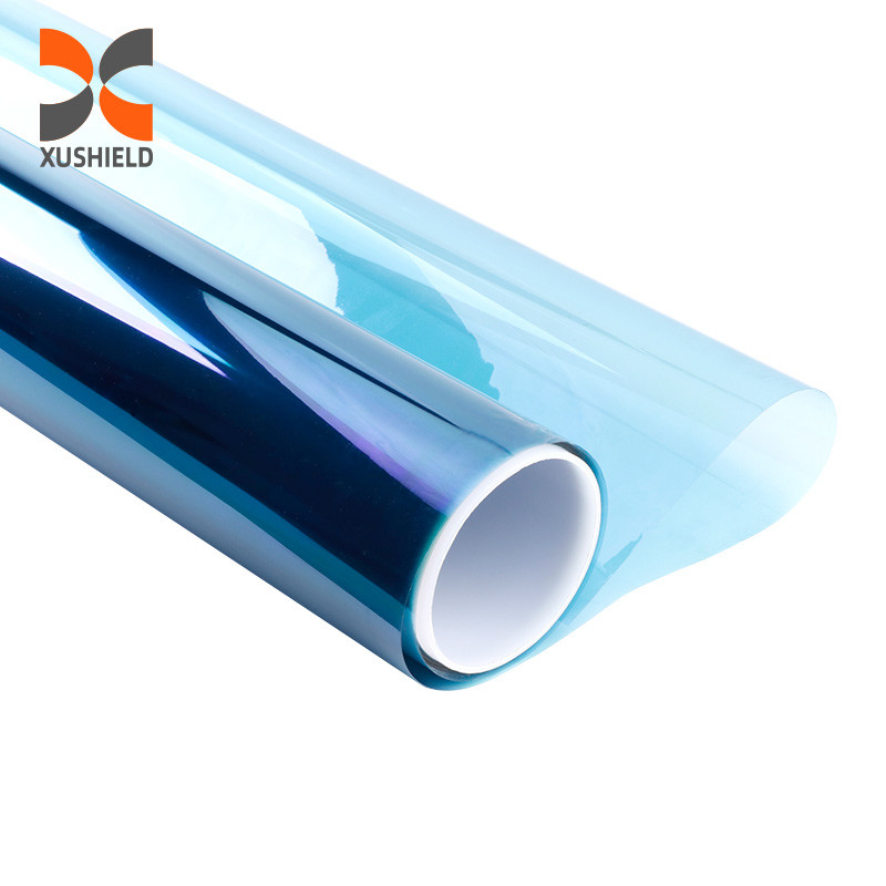 CH6099 Tinta de camaleón azul púrpura 2Mil Cambio de color por contracción térmica Camaleón de ventana Tinta de película para parabrisas de automóviles