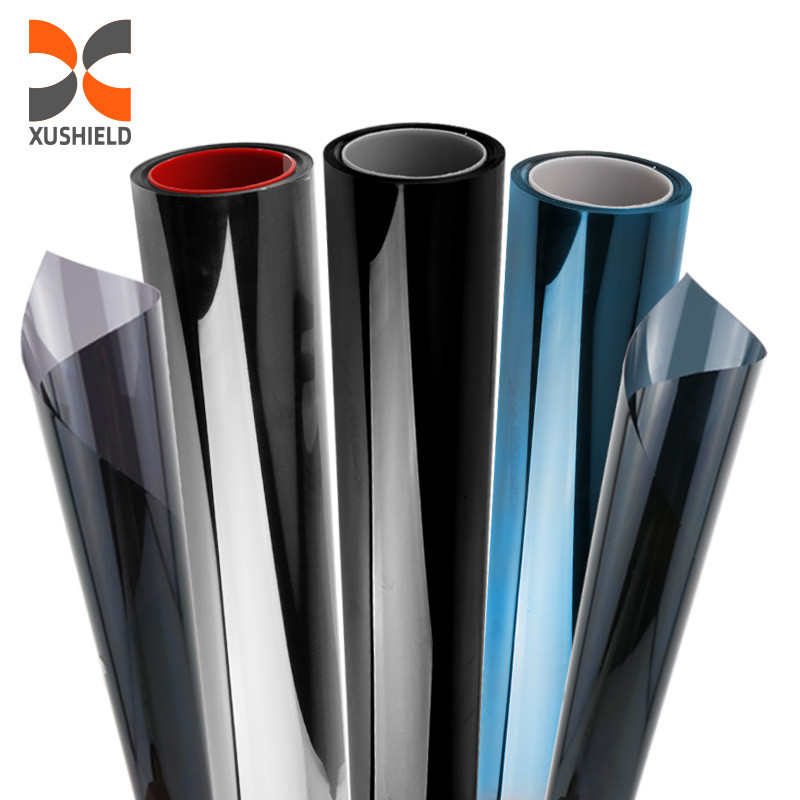 1.52*30m UV PRODe seguridad de automóvil Fabricante de seguridad 2 capas de rollo de carbono de vidrio de ventana de automóvil película de tintura solar