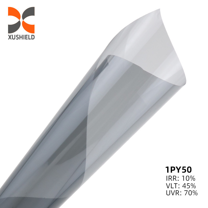 Ultra Hd 1.52*30M Protección de privacidad resistente al calor 1 capa de película solar para ventanas / película de tinta de carbono para automóviles
