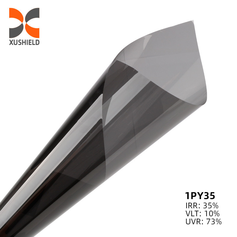 1.52*30m UV PROOf Seguridad del coche 1 capa de rollo de carbono Ventana de vidrio del automóvil Película de tintura solar