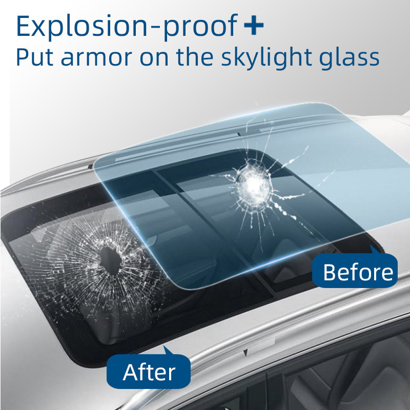 Protector a prueba de explosión TPU Techo solar PPF Ventana de cristal de ventana de automóvil Tinta de ventana de vidrio película solar Film de techo de automóvil Film de claraboya