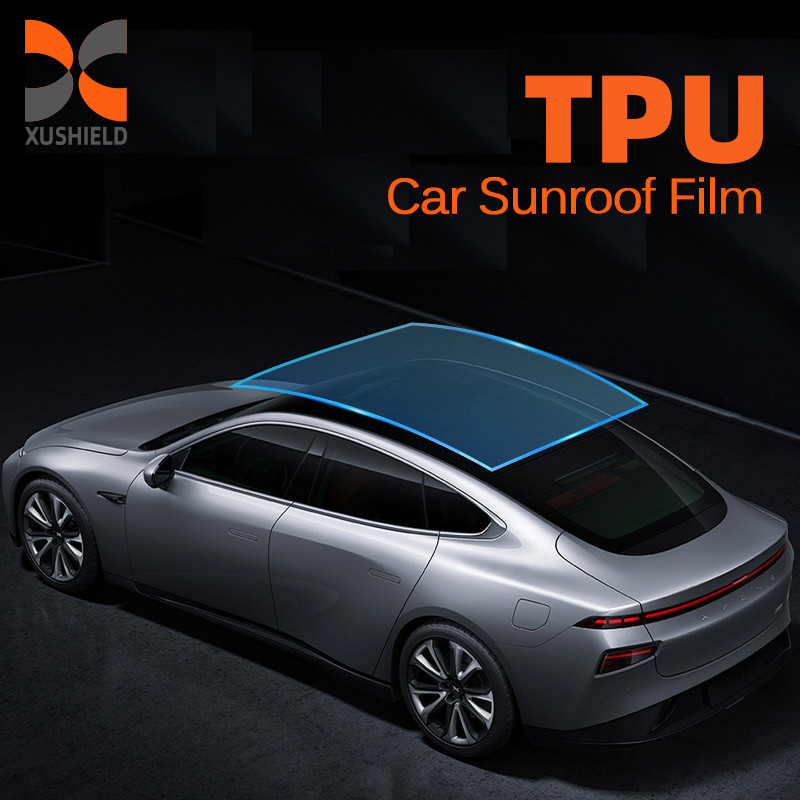 99% Rechazo de calor UV Bloqueo de la luz Azul Auto Película de ventana de techo solar TPU Película de protección panorámica del tragaluz