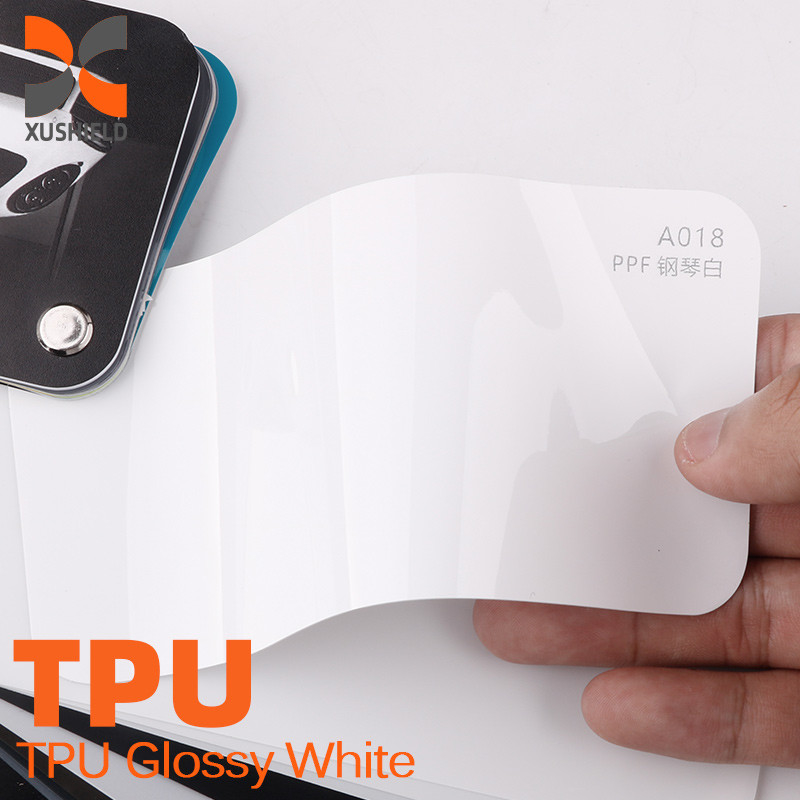 TPU gris verde de alta calidad TPU PPF película anti arañazos auto-curación PPF TPH brillo claro cuerpo del coche PPF película de protección de pintura
