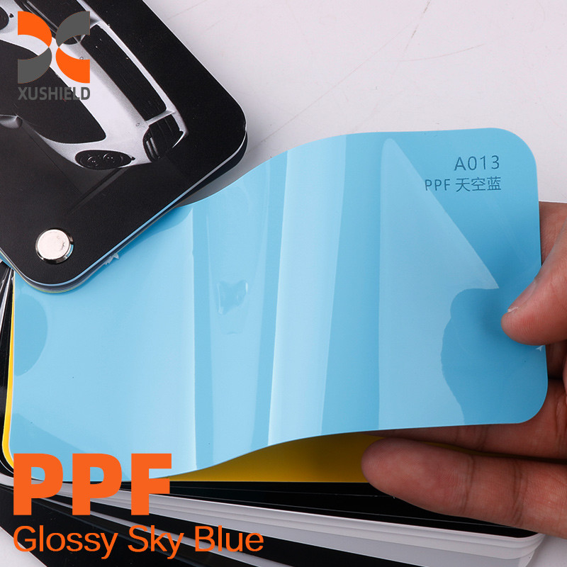 Color verde PPF de calidad superior auto-curativo Anti-amarillento TPU película de protección de pintura para todos los coches