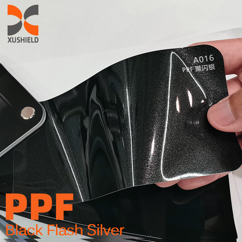 XUSHIELD Brillante Chind Azul Precio de fábrica Alto brillo Auto-curación Anti-amarillento TPU Color PPF película