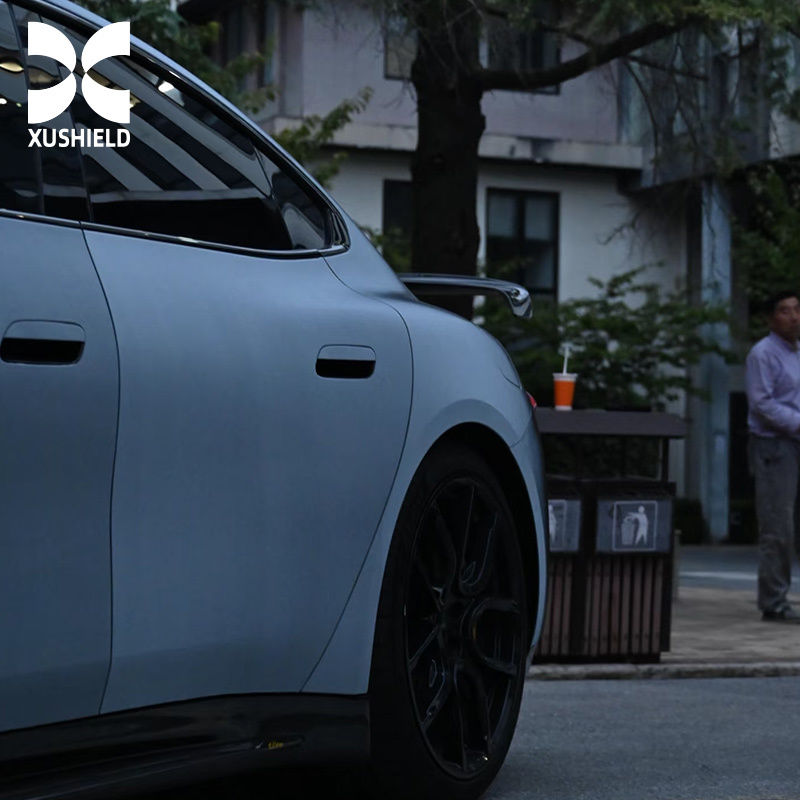 Calidad personalizada de EE. UU. Global más bajo Blanco se vuelve negro Precio Película de TPU PPF Película de protección para automóviles Envoltura de automóviles Eclipse solar negro