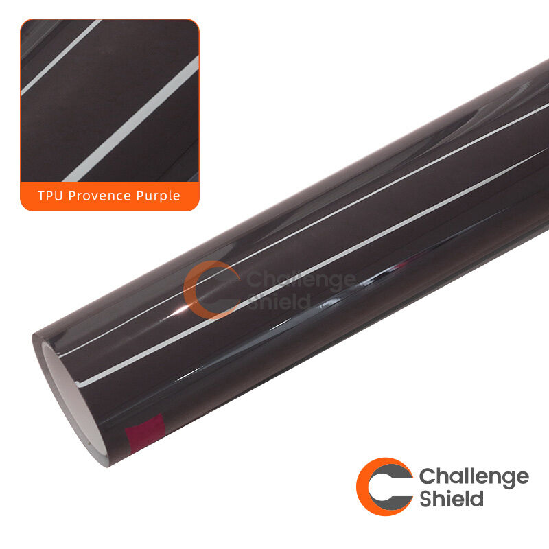 Color TPU Fabricantes de la mejor calidad buen precio Película de color de coche Película de arena Proof Car Warp Película Ppf Provence Color púrpura